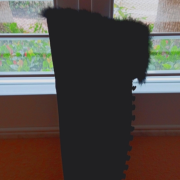 Rare magnificent over the knee boot,5.5 Weitzman black suade - Picture 7 of 8